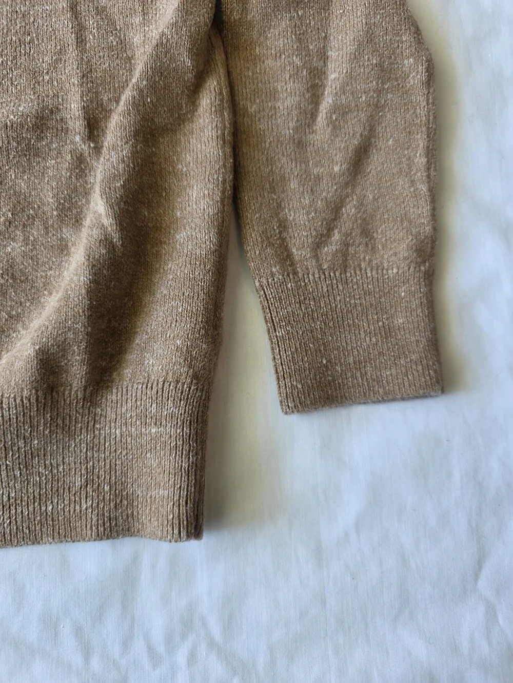 GAP Kids Crewneck Sweater in Heather Tan
